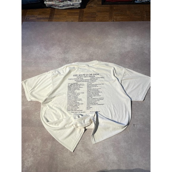 Vintage Route 63 Car Show Graphic Tee Shirt - Picture 2 of 6
